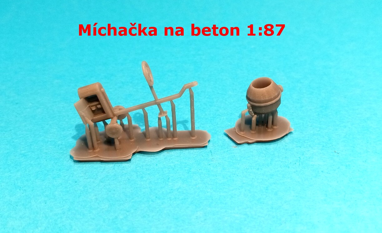 míchačka na beton - 1:87    