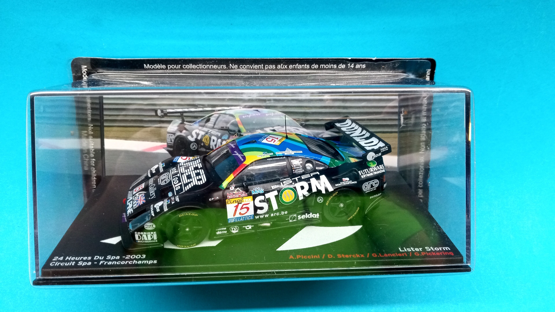 Lister Storm 2003 coche legendario de las 24h de Le Mans a escala 1/43