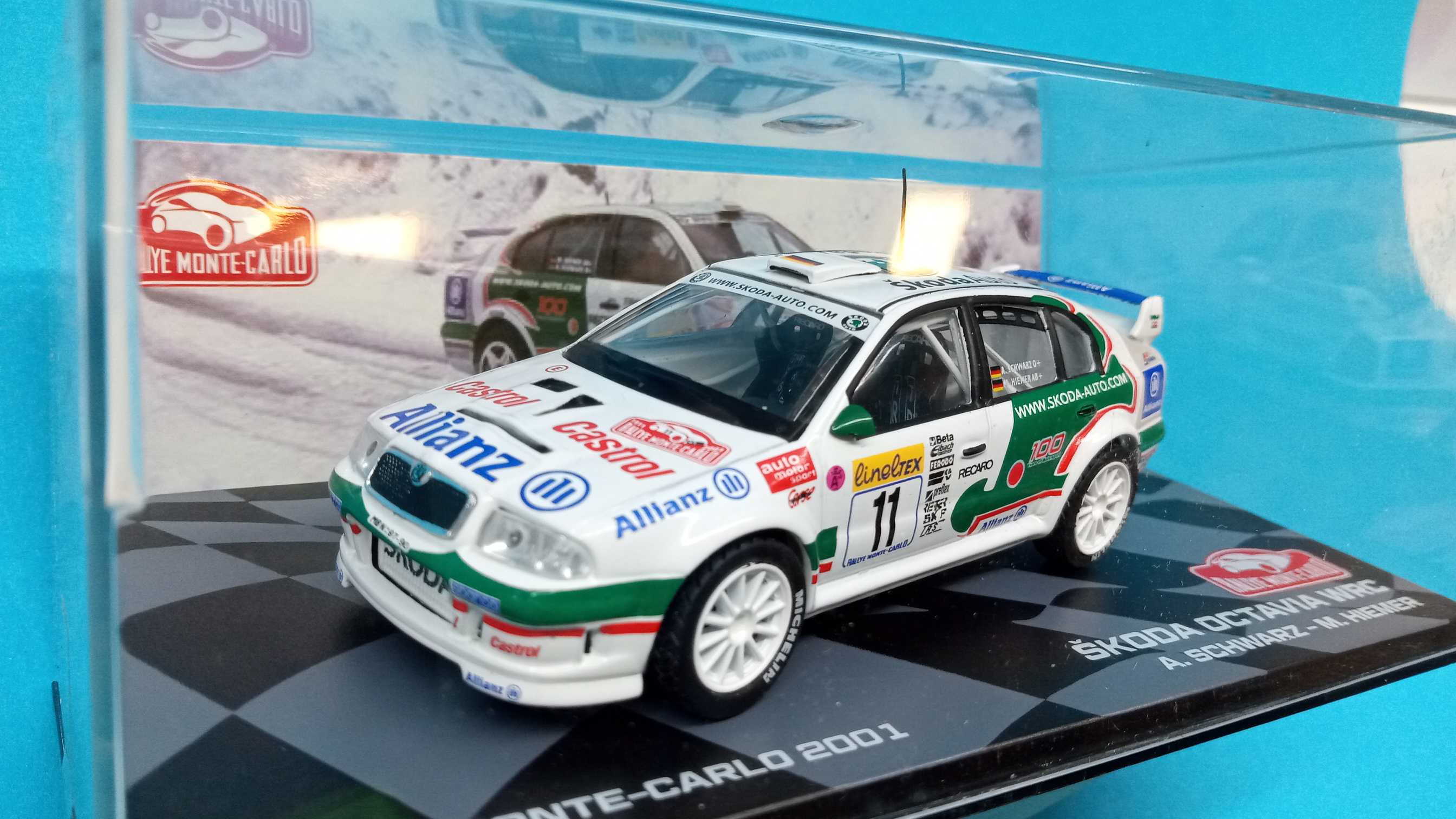 Škoda Octavia WRC #11 Schwarz/Hiemer - Rallye MC 2001 - 1:43