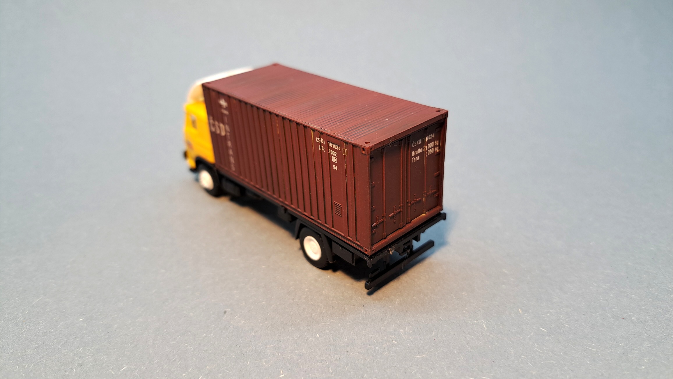 LIAZ s 20" kontejnerem  ČSD Intrans - 1:87