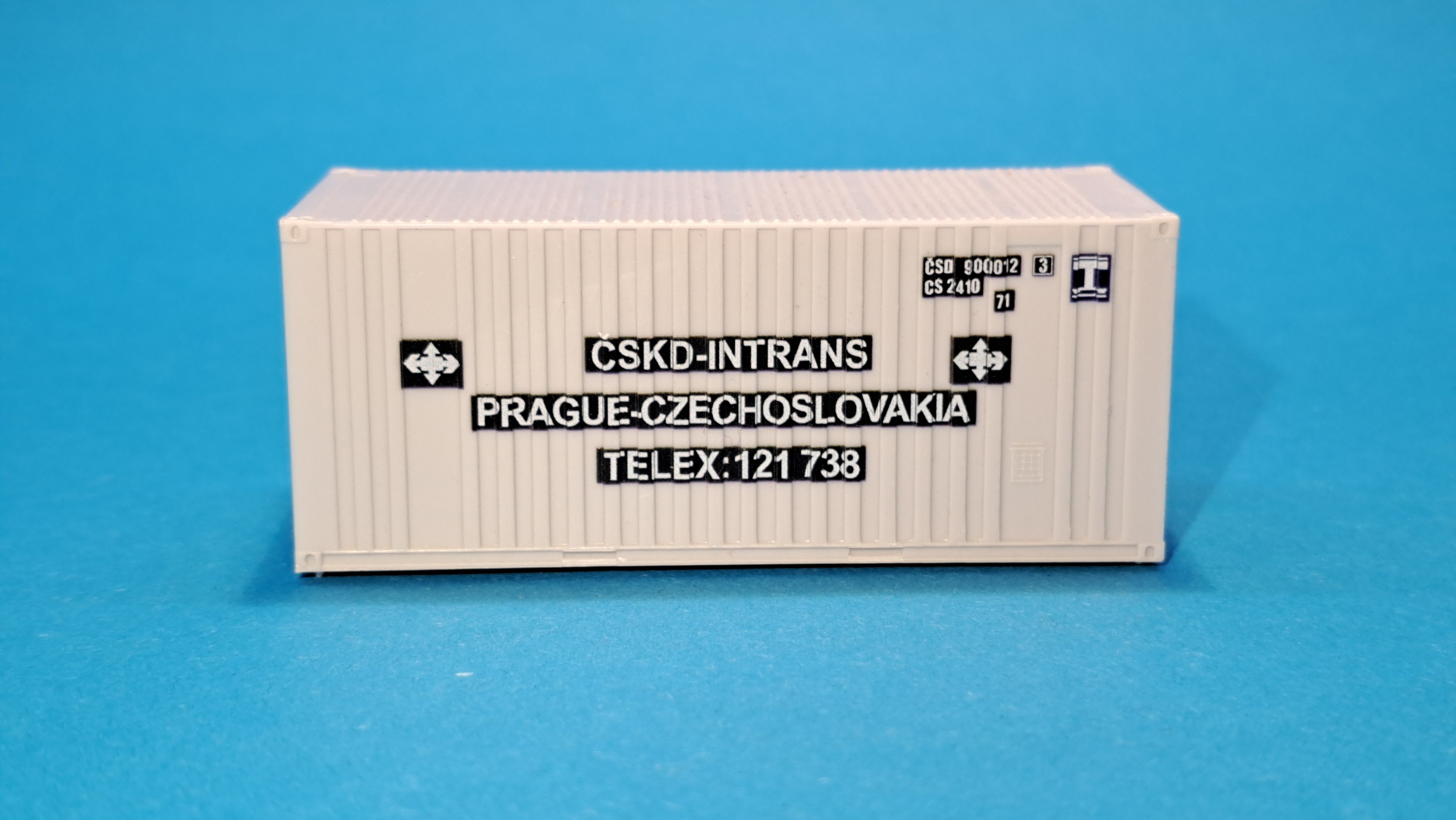 Kontejner 20" ČSKD INTRANS - 1:87