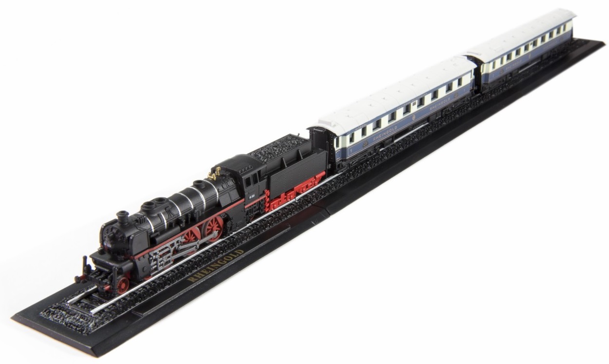 1:220 -  ATLAS RHEINGOLD - Z GAUGE - GREAT TRAINS OF THE WORLD