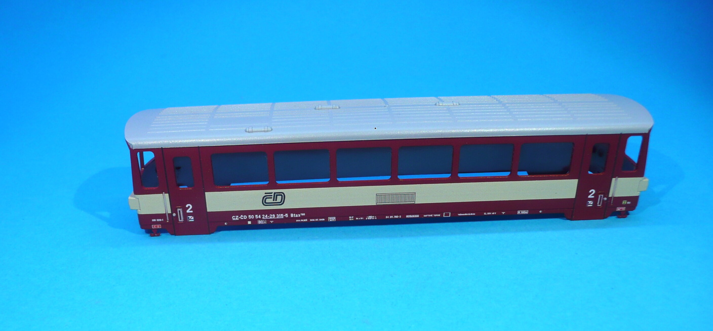Polostavebnice makety přívěsného vozu Btax k M152 - 1:87