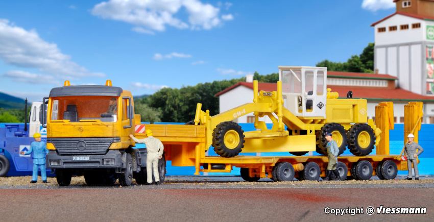 MB ACTROS  - návěs GOLDHOFER - H0 1:87    