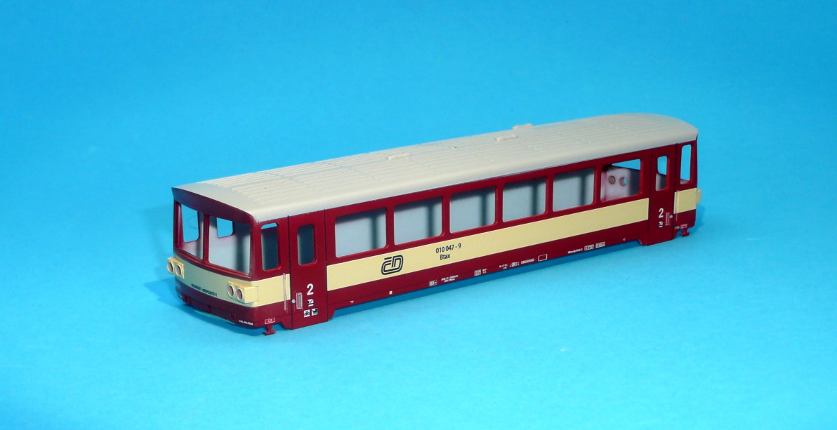 Polostavebnice makety přívěsného vozu Btax k M152 - 1:87