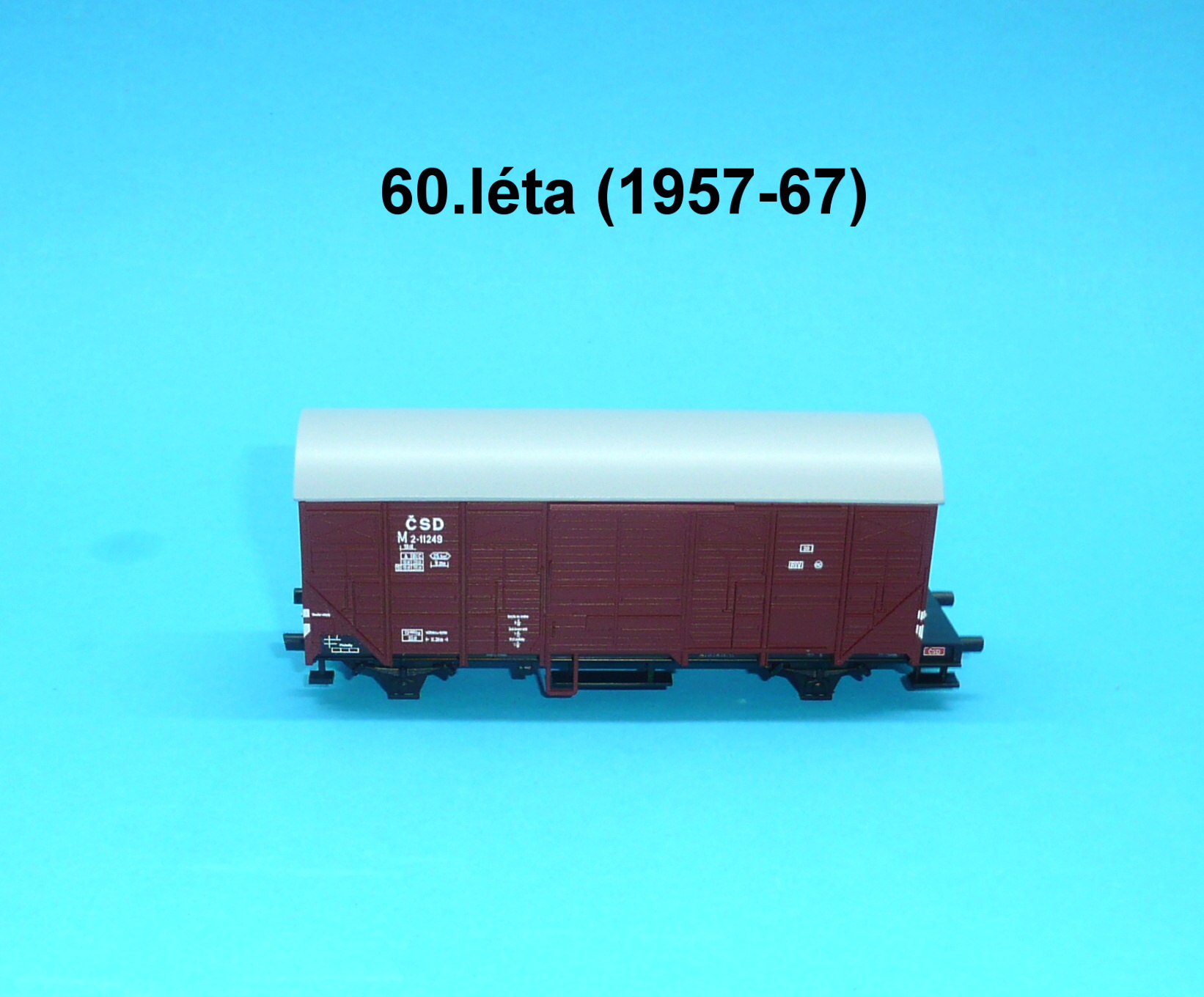 vagon M/Hks ČSD 60. léta - H0 1:87 - provozní stav
