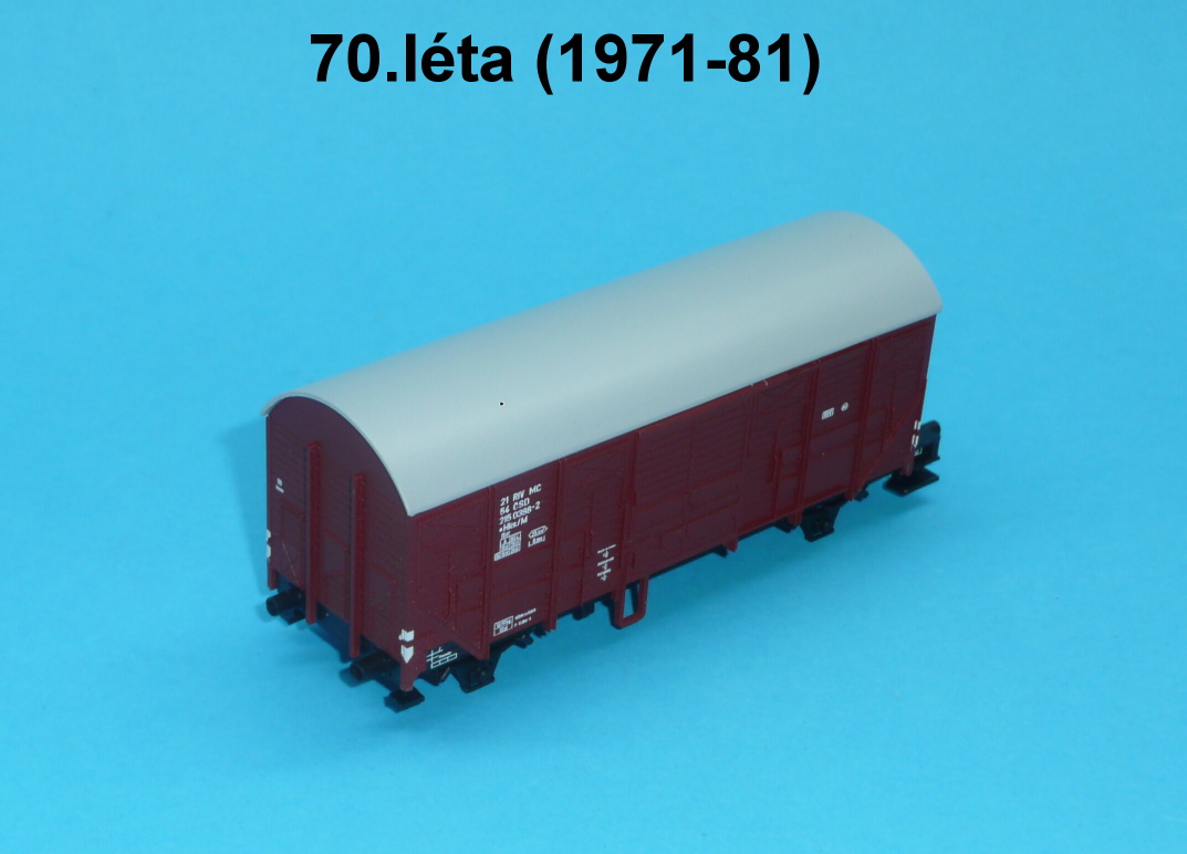vagon M/Hks ČSD 70. léta - H0 1:87 - provozní stav