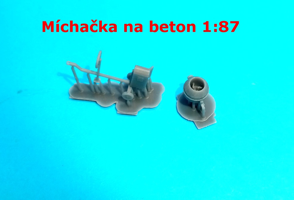 míchačka na beton - 1:87    