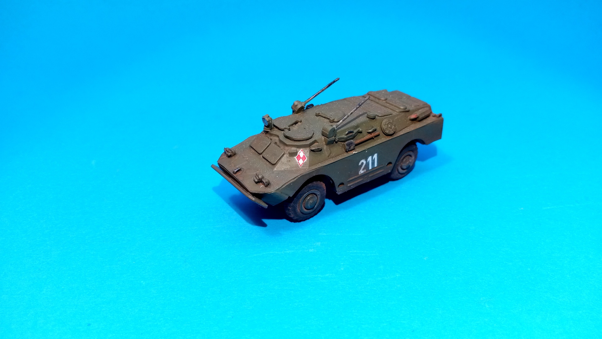 BRDM-2U velitelský vůz - sestavený model 1:87