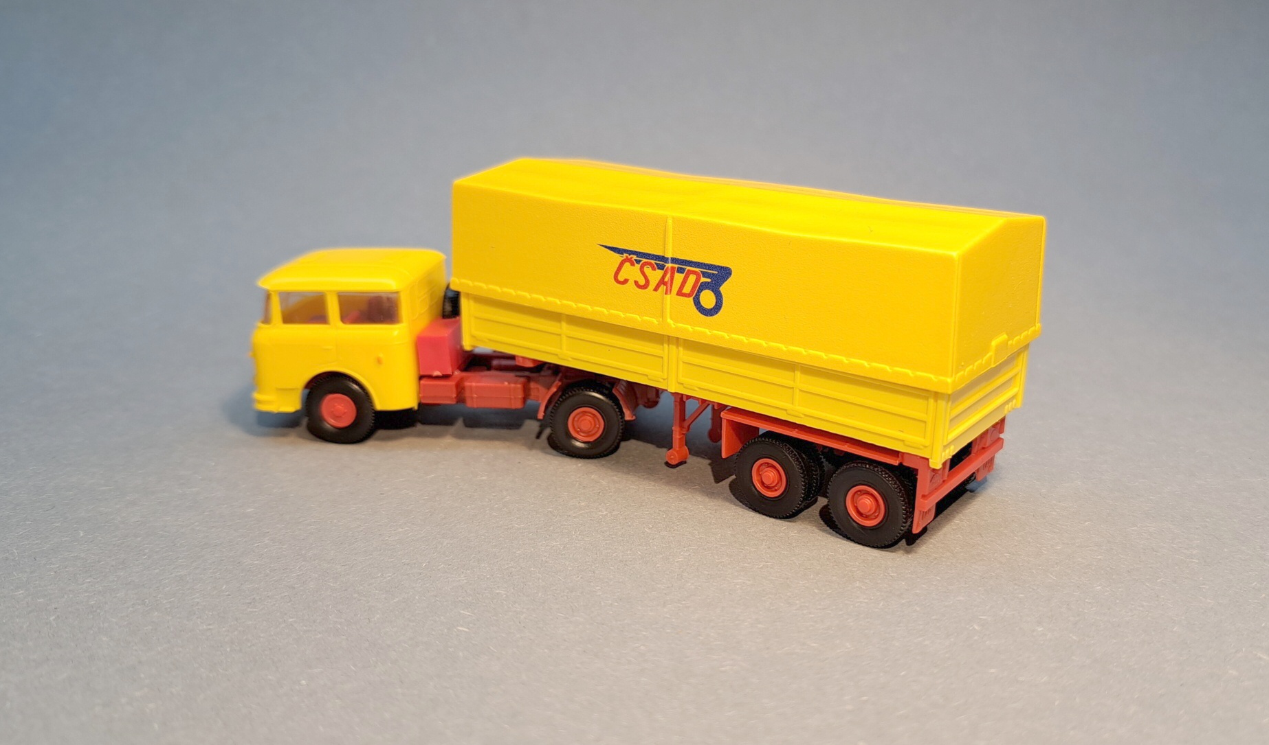 * Škoda 706 + návěs žlutý ČSAD - 1:87