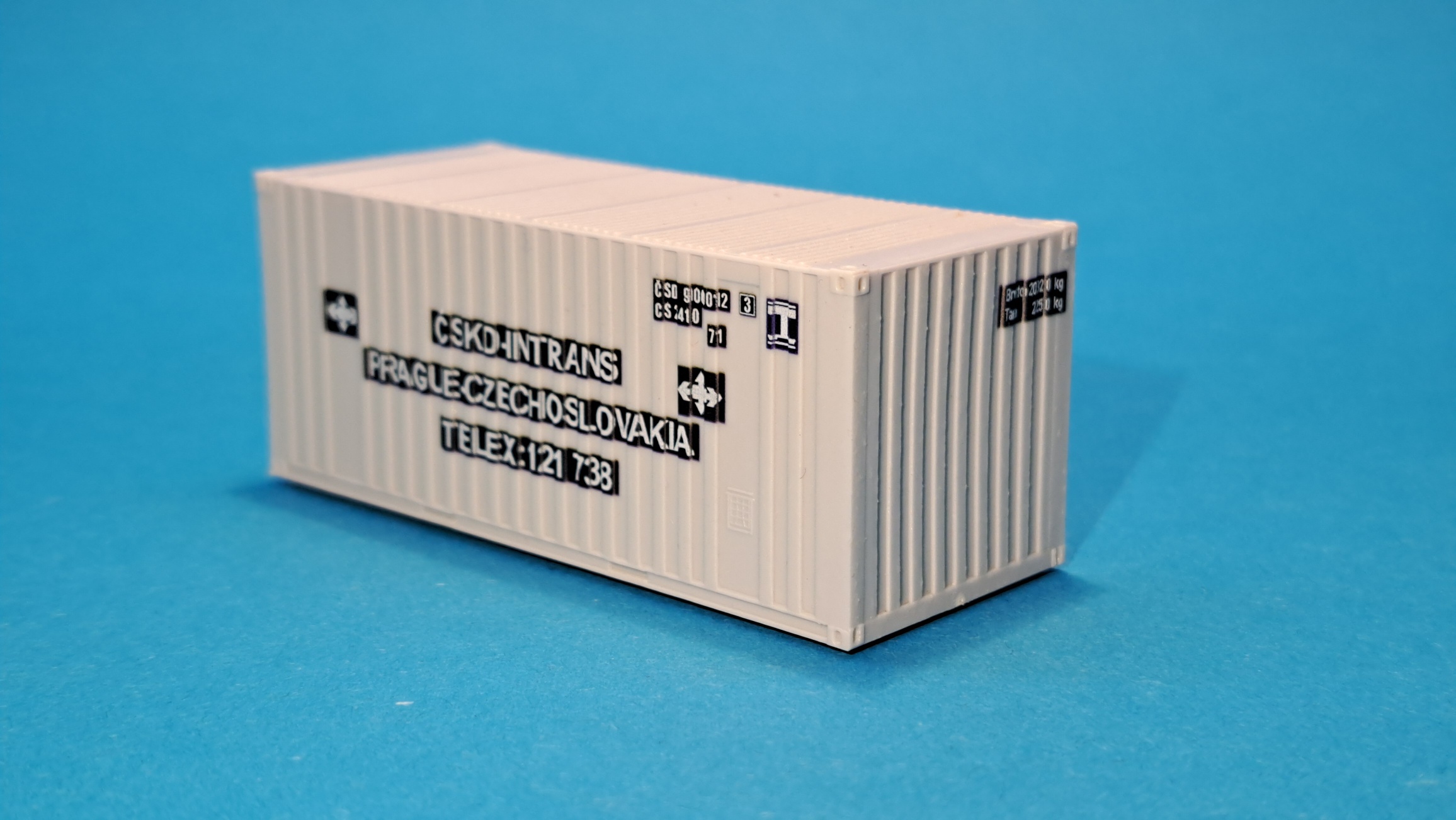 Kontejner 20" ČSKD INTRANS - 1:87