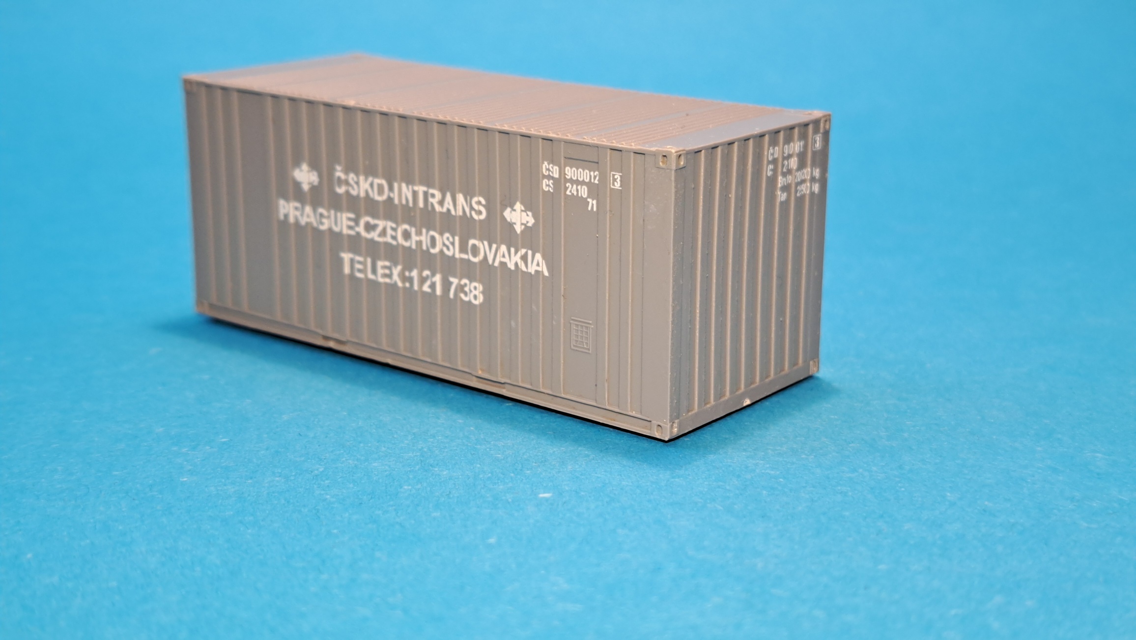 Kontejner 20" ČSKD INTRANS - 1:87