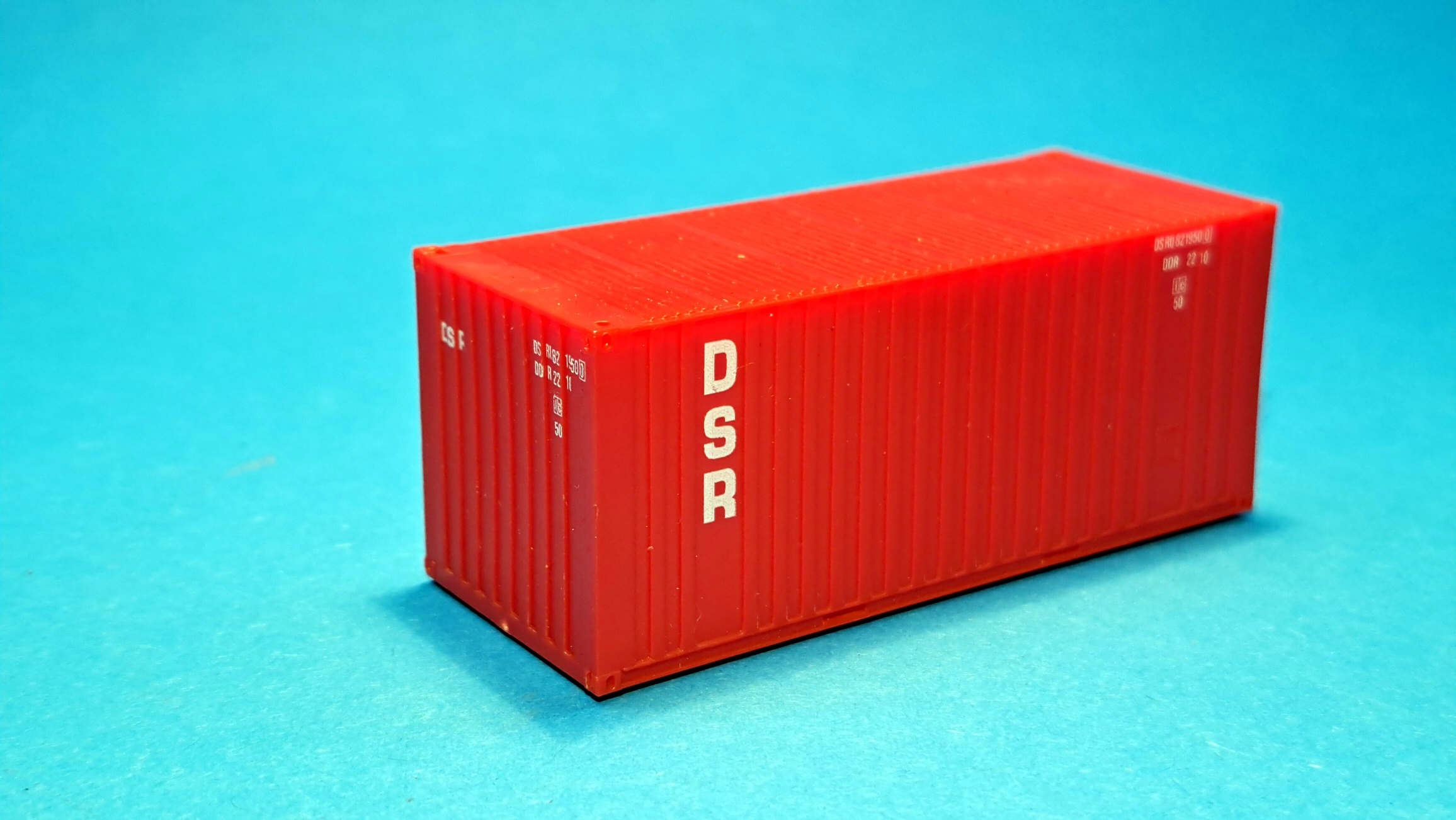 Kontejner 20" DSR - červený - 1:87