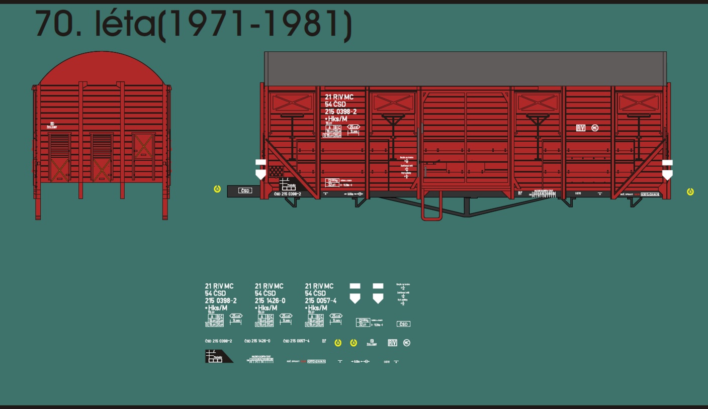 stavebnice vozu M ( Hks ) - H0 1:87 - provozní stav