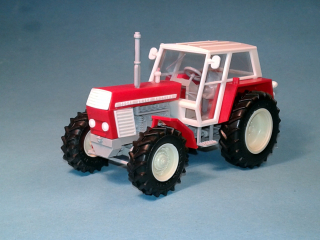 1:43 - traktor Zetor Crystal 12045 - červený II. - hotový model