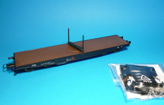 plošinový vůz Oa s oplenem ČSD