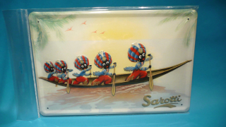 bombírovaná cedule  Sarotti  - 20 x 30 cm 