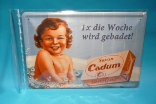 3D cedule  Savon Cadum  - 20 x 30 cm 