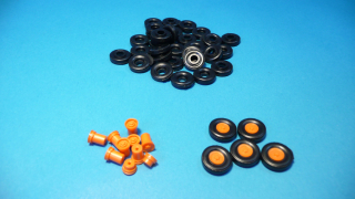 sada pneumatik a disků pro ŠKODA 706 - oranžová