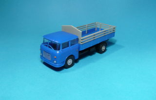 * Škoda 706 - valník se zvýšenou korbou - 1:87 - modrý