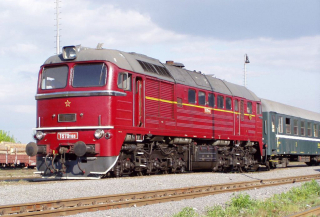lokomotiva T679.1168 20 x 30 cm