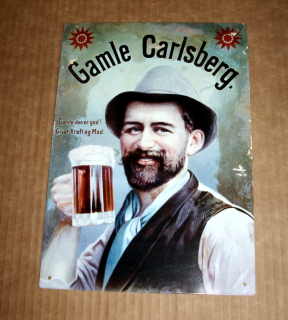 Carlsberg pivo 20 x 30 cm
