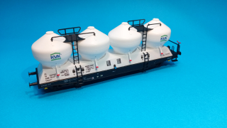 vůz na přepravu cementu Uacs/Raj  KVK ČD - 02