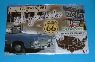 ROUTE 66 - 20 x 30 cm