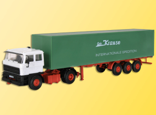 KIBRI - DAF s tříosým návěsem s plachtou Schwing