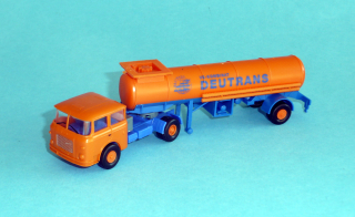 * Škoda 706 - cisterna DEUTRANS oranžová - 1:87
