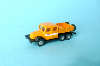 TATRA 141 - tahač ČSAD - 1:87 žlutý s bílým pruhem