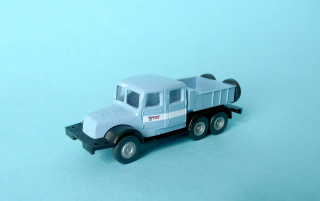 TATRA 141 - tahač ČSAD - 1:87 modrošedý s bílým pruhem