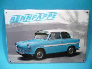 Trabant 500 - modrý 20 x 30 cm