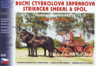 SDV 420 - Ruční zápřahová stříkačka - 1:87