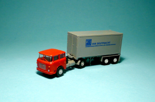 ŠKODA 706 TN + kontejner DEUTFRACHT Rostock 1:87
