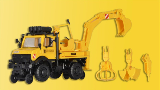 KIBRI - UNIMOG kolejový bagr - 1:87