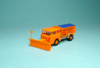 Škoda 706 - zimní údržba - sypač s pluhem - 1:87