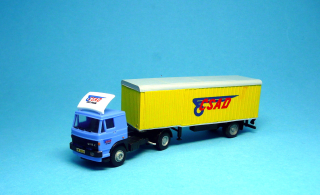 LIAZ tahač + stěhovací návěs ČSAD 1:87
