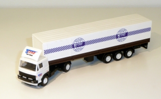 LIAZ návěs s plachtou - šachovnice ČSAD - 1:87      