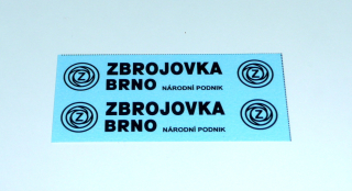 Obtisky ZBROJOVKA BRNO - 1:87