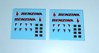 Obtisky BENZINA - 1:87