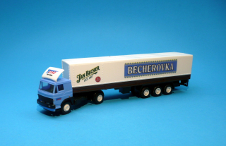 LIAZ návěs s plachtou - Becherovka - 1:87