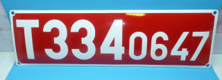 Smaltovaná cedule T334.0647 - 68x20 cm