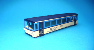 Stavebnice přívěsného vozu BDtax Najbrt II k  M152 - 1:87