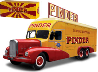 1:43 - BERNARD 28 CIRCUS PINDER POWER STATION WAGON 1951