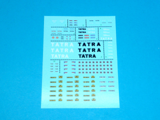 Obtisky pro nákladní automobily TATRA 1:87