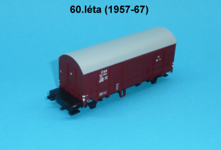 vagon M/Hks ČSD 60. léta - H0 1:87 - provozní stav