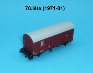vagon M/Hks ČSD 70. léta - H0 1:87 - provozní stav