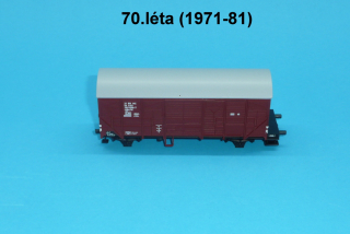 vagon M/Hks ČSD 70. léta - H0 1:87 - provozní stav