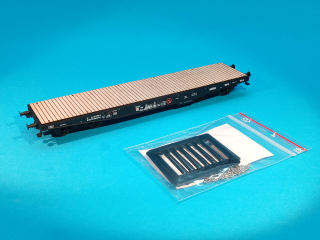 plošinový vůz Rmmp/Pao s klanicemi - ČSD